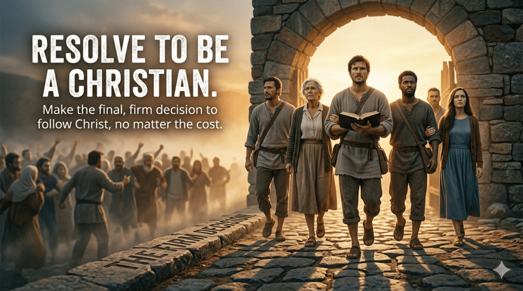 The Firm Decision: What It Means to Truly Resolve to Be a&nbsp;Christian