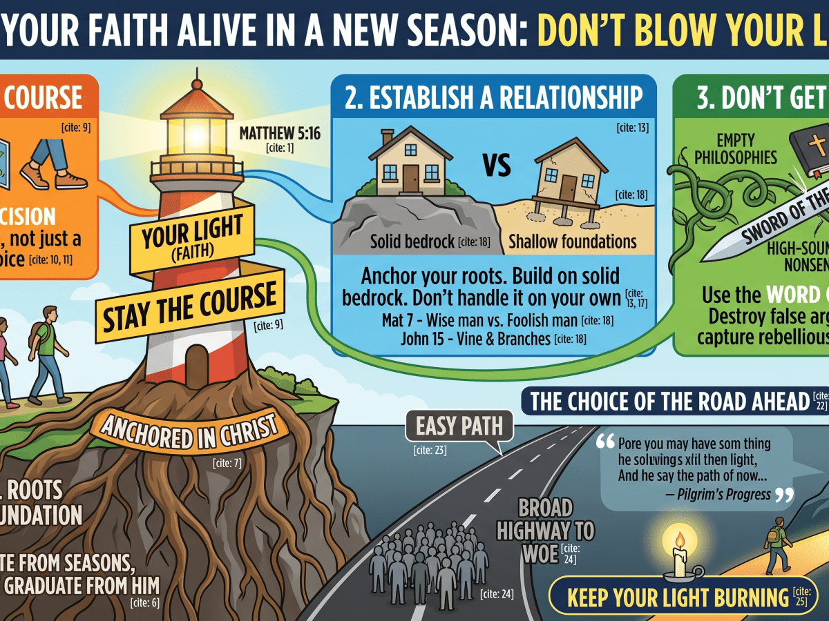 Don’t Blow Your Light Out: Keeping Your Faith Alive in a New&nbsp;Season